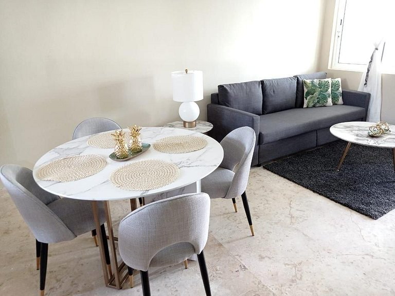 1BR • Playa Turquesa • Beach Access + BBQ