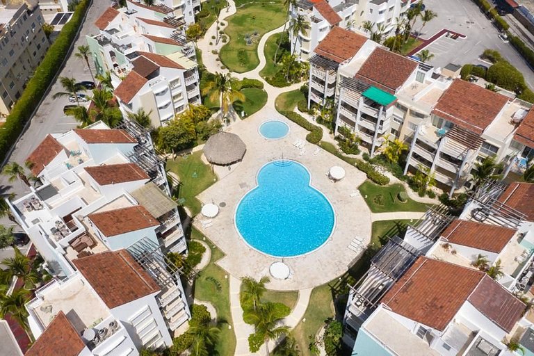 1BR • Playa Turquesa • Beach Access + BBQ
