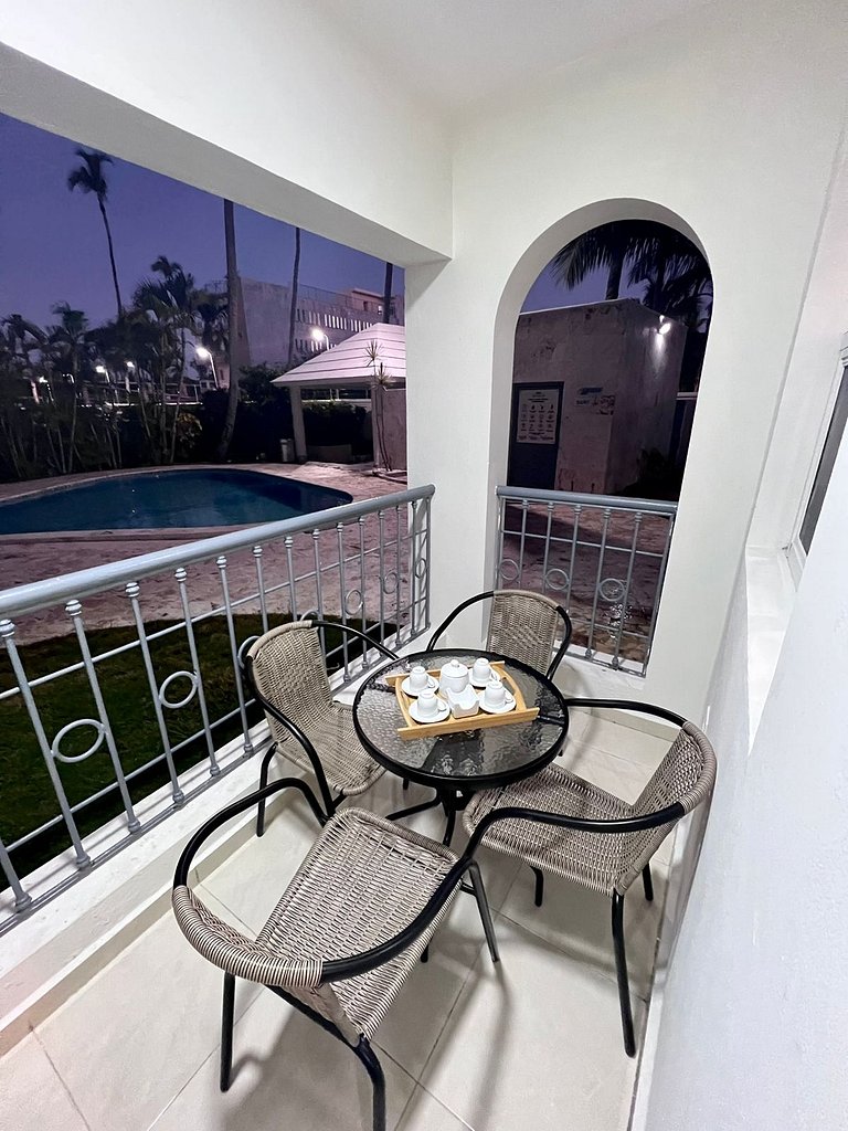 Private Pool View 2BDR in Los Corales Punta Cana