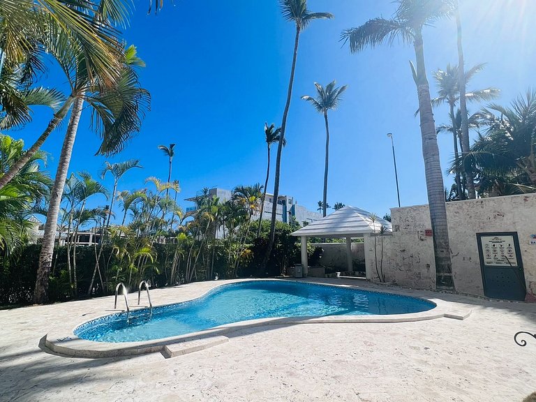 Private Pool View 2BDR in Los Corales Punta Cana
