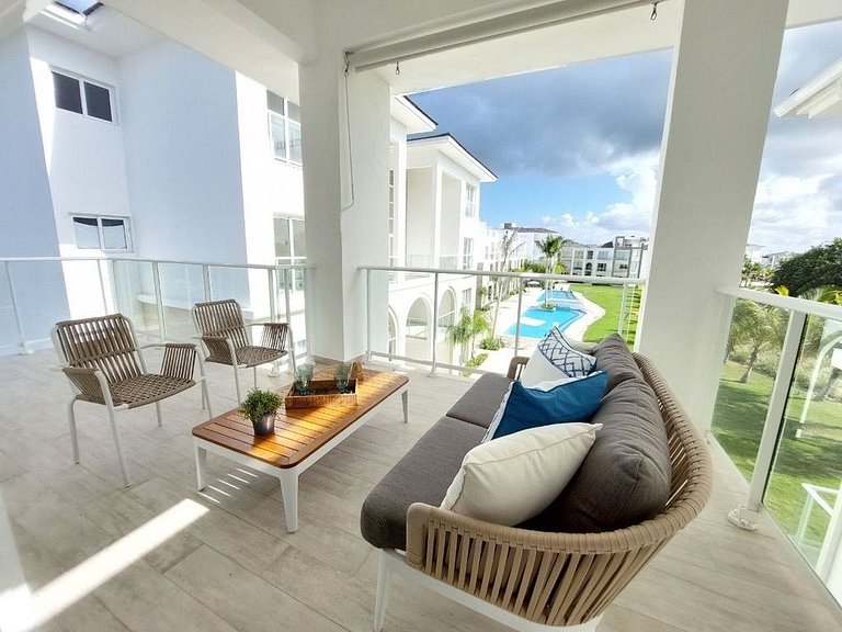Cozy 1BDR with Pool Golf View in Hard Rock Golf
