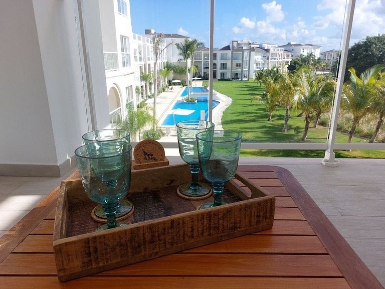 Cozy 1BDR with Pool Golf View in Hard Rock Golf