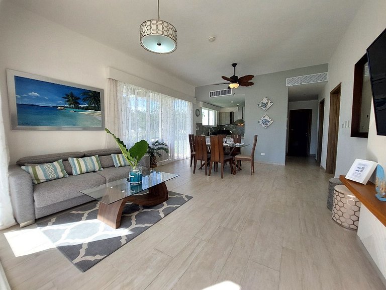 Cana Pearl 2BR Getaway | Pool & Golf Views