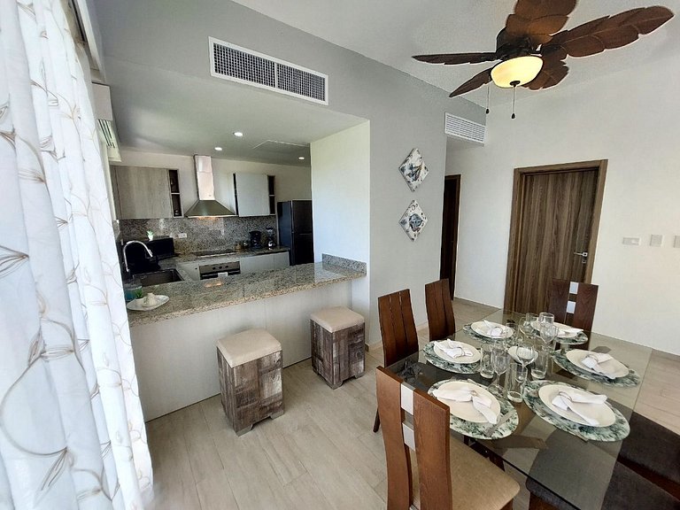 Hard Rock Getaway • 2BR with Golf + Pool Views