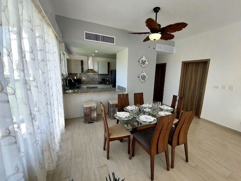 Hard Rock Getaway • 2BR with Golf + Pool Views