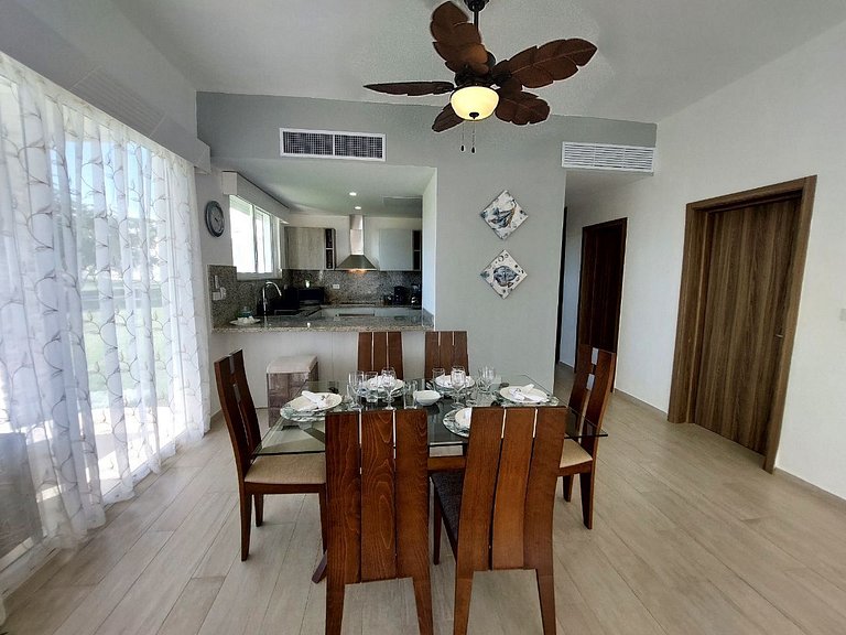 Hard Rock Getaway • 2BR with Golf + Pool Views