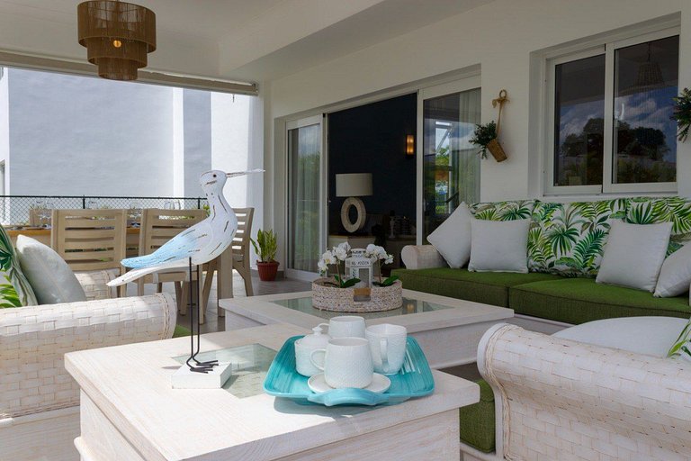 Dream villa with pool & garden view in Vista Cana
