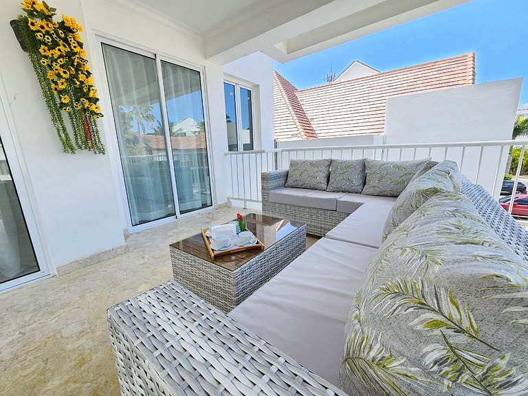 2BDR Beach Access at Playa Turquesa Los Corales PC