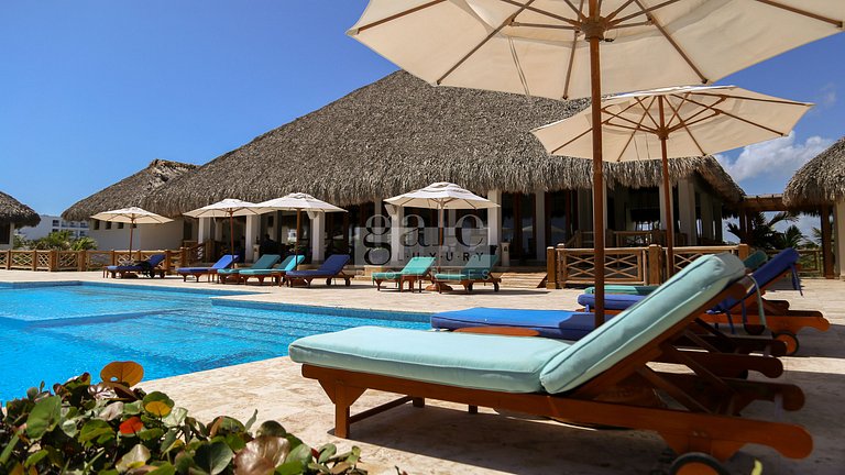 Unique 1BDR Retreat with pool at Hard Rock Golf C.