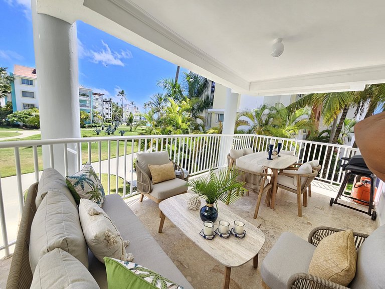 Playa Turquesa 3BR • BBQ • Oceanfront Stay