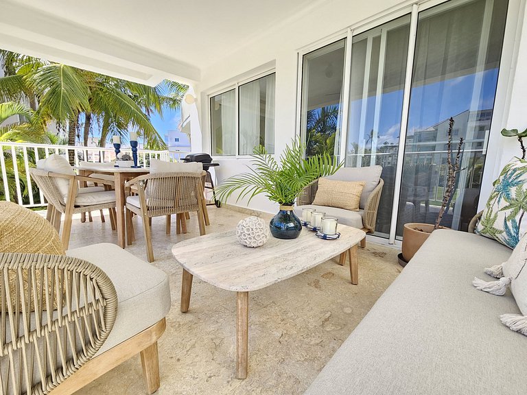 Playa Turquesa 3BR • BBQ • Oceanfront Stay