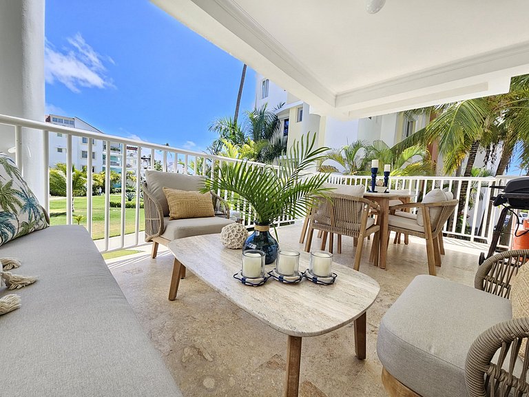 Playa Turquesa 3BR • BBQ • Oceanfront Stay