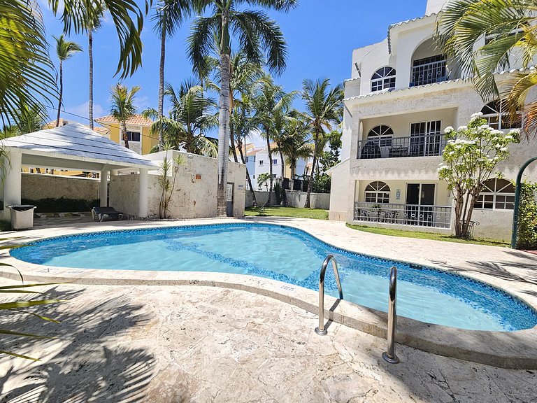 Private Pool View 2BDR in Los Corales Punta Cana