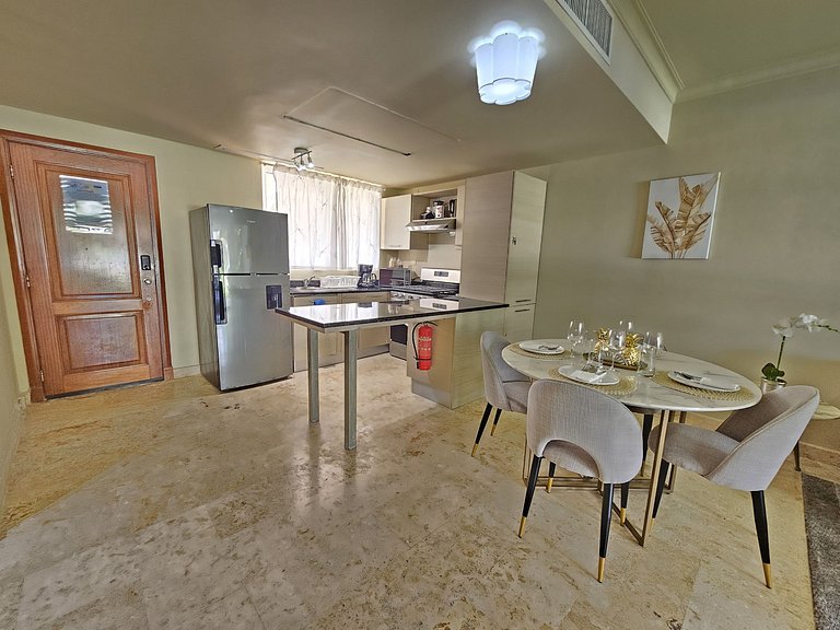 1BR • Playa Turquesa • Beach Access + BBQ
