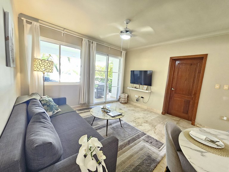 1BR • Playa Turquesa • Beach Access + BBQ