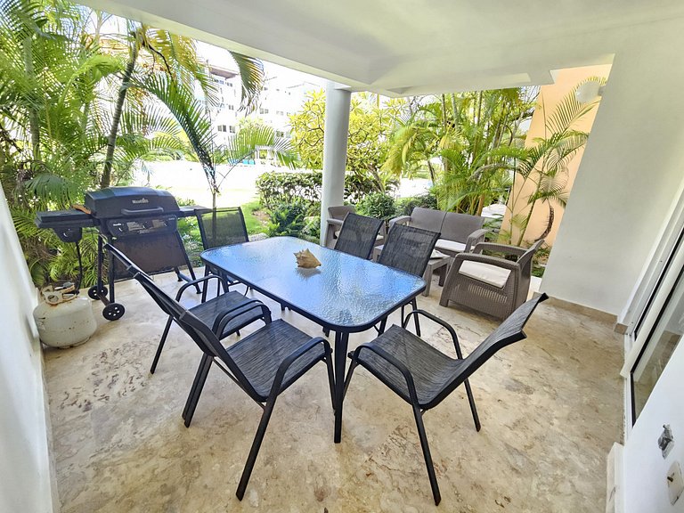 1BR • Playa Turquesa • Beach Access + BBQ