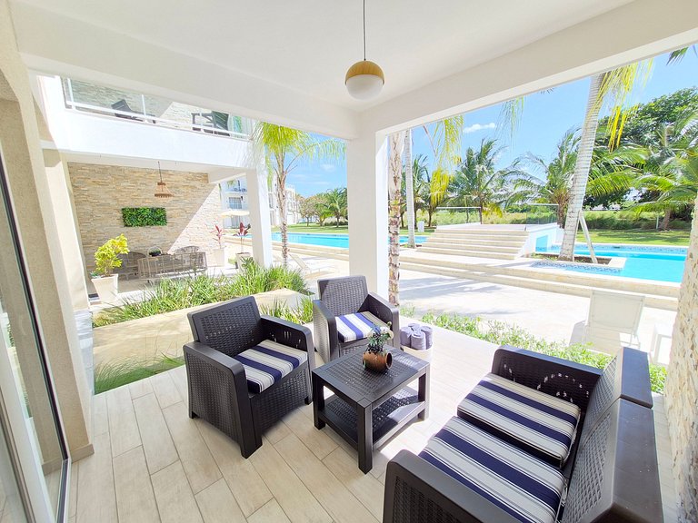 Pool & Golf View Condo Inside Hard Rock Area