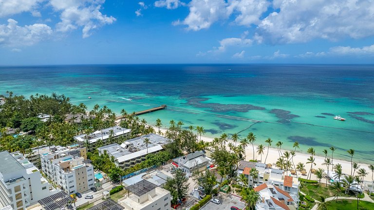 Playa Turquesa 3BR • BBQ • Oceanfront Stay