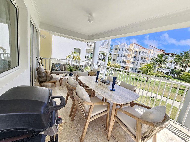 Playa Turquesa 3BR • BBQ • Oceanfront Stay
