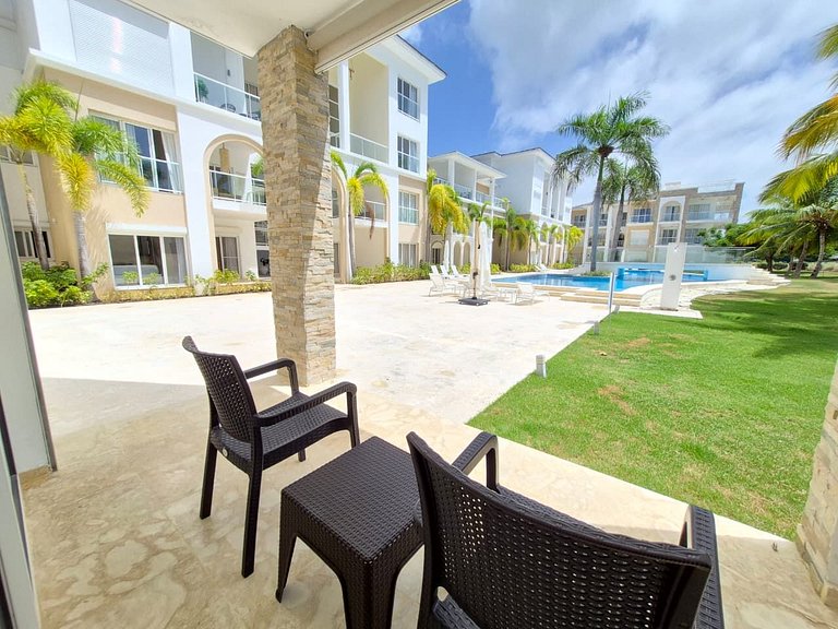 Cana Pearl 2BR Getaway | Pool & Golf Views