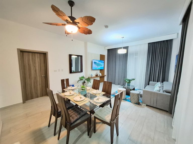 Cana Pearl 2BR Getaway | Pool & Golf Views