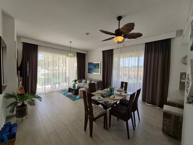 Cana Pearl 2BR Getaway | Pool & Golf Views