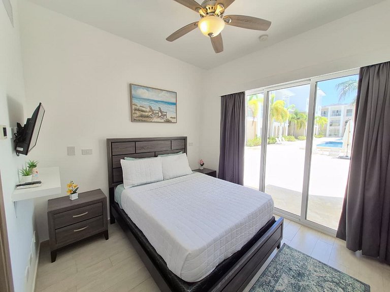 Cana Pearl 2BR Getaway | Pool & Golf Views